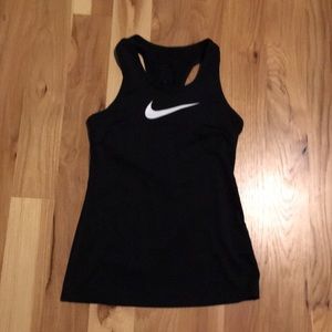 Black nike tank top.